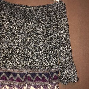 Bohemian Off-Shoulder Shirt